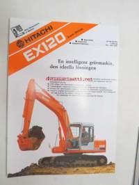 Hitachi EX120 Super Deluxe grävmaskin -myyntiesite