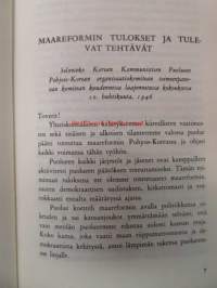 Kim Il Sung, Sosialistisen maaseudun kysymyksistä - Korean työväenpuolueen perustamisen 30-vuotispäivän kunniaksi.