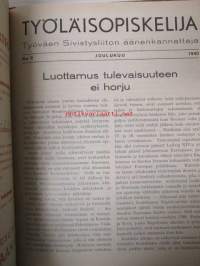 Työläisopiekelija 1940 - sidottu vuosikerta