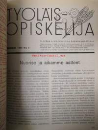 Työläisopiekelija 1942 - sidottu vuosikerta