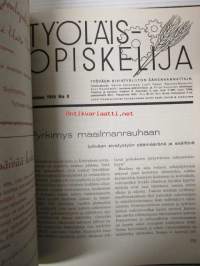 Työläisopiekelija 1945 - sidottu vuosikerta
