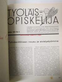 Työläisopiekelija 1945 - sidottu vuosikerta