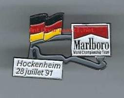 Formula 1 / Marlboro,  Hockenheim 91   - pinssi, rintamerkki