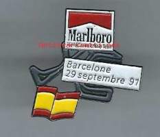Formula 1 / Marlboro,  Barcelona 91   - pinssi, rintamerkki