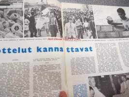 Kansan Joulu 1962 -joululehti, sis. mm. Olli ja Mervi - isä ja tytät akrobaatteina, Yhtenäiskoulussa Helsingissä, Mieluisin festivaalimuistoni, 12 miestä