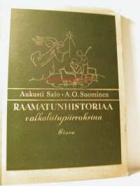 Raamatunhistoriaa valkoliitupiirroksina