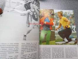 HBL:s idrottsbok 1971 Urheiluvuosi / Sports -Hufvudstadsbladet -lehden kolmikielinen urheiluvuoden kirja, kuvissa mm. Päivärinta, Viren, Pursiainen...