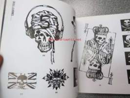 Rock &amp; Street Culture - Design parts sourcebook - A Collection of images for Artists and Designers (Includes CD-ROM) -erilaisia valmiita kuvioita tatuointeihin,