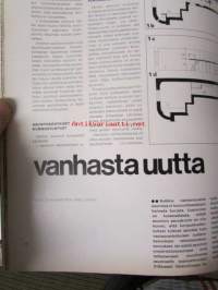 Kaunis Koti 1971 nr 5, Kansikuva Jouko Levanto, Kuviotapetit, Kaakelit, Huoneistoremontit ja -muutokset, Vanhat kalusteet osa 6., ym.