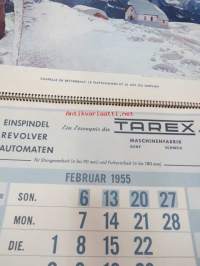 TAR - Teinspindel Revolver Automaten / TAREX Maschinenfabrik Ag, Schweitz / Industria 1955- seinäkalenteri