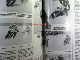 MP 1 lehti 1984 nr 7 -Moottoripyörälehti, katso sisältö kuvista tarkemmin. Koeajossa laverda 125 LB Sport. keskiaukeamakuva: Harley-Davidson  KR 750