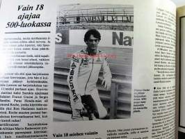 MP 1 lehti 1984 nr 7 -Moottoripyörälehti, katso sisältö kuvista tarkemmin. Koeajossa laverda 125 LB Sport. keskiaukeamakuva: Harley-Davidson  KR 750