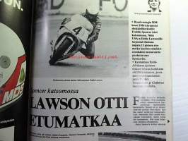 MP 1 lehti 1984 nr 7 -Moottoripyörälehti, katso sisältö kuvista tarkemmin. Koeajossa laverda 125 LB Sport. keskiaukeamakuva: Harley-Davidson  KR 750