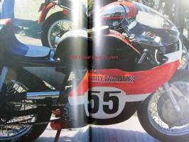 MP 1 lehti 1984 nr 7 -Moottoripyörälehti, katso sisältö kuvista tarkemmin. Koeajossa laverda 125 LB Sport. keskiaukeamakuva: Harley-Davidson  KR 750