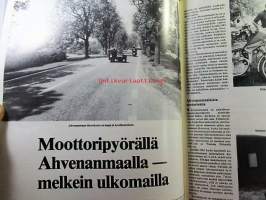 MP 1 lehti 1984 nr 7 -Moottoripyörälehti, katso sisältö kuvista tarkemmin. Koeajossa laverda 125 LB Sport. keskiaukeamakuva: Harley-Davidson  KR 750