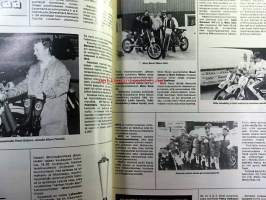 MP 1 lehti 1984 nr 7 -Moottoripyörälehti, katso sisältö kuvista tarkemmin. Koeajossa laverda 125 LB Sport. keskiaukeamakuva: Harley-Davidson  KR 750
