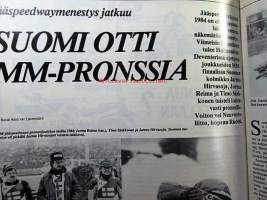 MP 1 lehti 1984 nr 6 -Moottoripyörälehti, katso sisältö kuvista tarkemmin. Koeajossa Fantic 300. Takakannessa kuva: Suzuki GR 650 . Keskiaukeamakuvassa Jerry Wathen