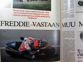 MP 1 lehti 1984 nr 6 -Moottoripyörälehti, katso sisältö kuvista tarkemmin. Koeajossa Fantic 300. Takakannessa kuva: Suzuki GR 650 . Keskiaukeamakuvassa Jerry Wathen