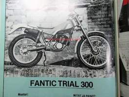 MP 1 lehti 1984 nr 6 -Moottoripyörälehti, katso sisältö kuvista tarkemmin. Koeajossa Fantic 300. Takakannessa kuva: Suzuki GR 650 . Keskiaukeamakuvassa Jerry Wathen