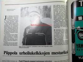 MP 1 lehti 1984 nr 6 -Moottoripyörälehti, katso sisältö kuvista tarkemmin. Koeajossa Fantic 300. Takakannessa kuva: Suzuki GR 650 . Keskiaukeamakuvassa Jerry Wathen