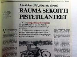 MP 1 lehti 1984 nr 6 -Moottoripyörälehti, katso sisältö kuvista tarkemmin. Koeajossa Fantic 300. Takakannessa kuva: Suzuki GR 650 . Keskiaukeamakuvassa Jerry Wathen