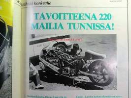 MP 1 lehti 1984 nr 6 -Moottoripyörälehti, katso sisältö kuvista tarkemmin. Koeajossa Fantic 300. Takakannessa kuva: Suzuki GR 650 . Keskiaukeamakuvassa Jerry Wathen