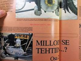 MP 1 lehti 1984 nr 6 -Moottoripyörälehti, katso sisältö kuvista tarkemmin. Koeajossa Fantic 300. Takakannessa kuva: Suzuki GR 650 . Keskiaukeamakuvassa Jerry Wathen