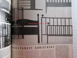 Kaunis Koti 1968 nr 5, Kansikuva Mika Gnüpfer, Vuoteet,  Konferenssi Suomenlinna, Kesäillat, Tapetit palaavat, Pop-huone, Talo Kohonen, ym.