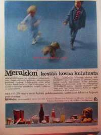 Kaunis Koti 1968 nr 5, Kansikuva Mika Gnüpfer, Vuoteet,  Konferenssi Suomenlinna, Kesäillat, Tapetit palaavat, Pop-huone, Talo Kohonen, ym.