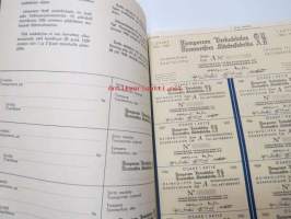 Tampereen Verkatehdas Oy, Tampere 1949, Sarja A 1 osake á 4 000 = 4 000 mk -osakekirja, blanco, makuleras-leimattu