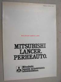 Mitsubishi Lancer kestotesti -eripainos Tuulilasi 1980 nr 12