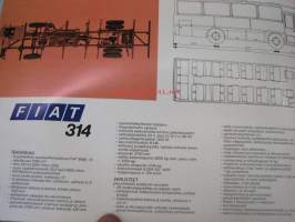 Fiat 314, 90 NC, 55 NC linja-auto -myyntiesite