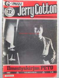 Jerry Cotton 1982 nr 22 Ilmeistyskirjan PETO