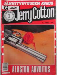 Jerry Cotton 1992 nr 1 Alaston arvoitus