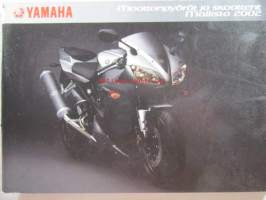 Yamaha Moottoripyörät ja skootterit mallisto 2002  - Moottoripyörä myyntiesite
