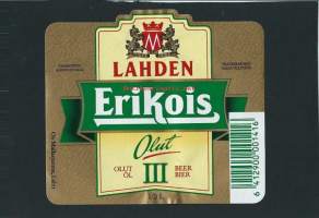 Lahden Erikoisolut III   -  olutetiketti