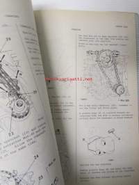 MOT. J..(E) Renault Workshop manual, Petrol engine, 4-cylinders-with Alunium cylinder block, Type 807-A5L / 841-A1M/A2M / 843-A6M - katso mallimerkinnät kuvista
