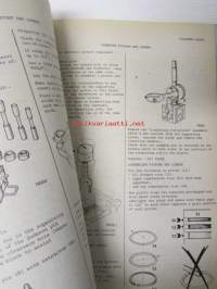 MOT. J..(E) Renault Workshop manual, Petrol engine, 4-cylinders-with Alunium cylinder block, Type 807-A5L / 841-A1M/A2M / 843-A6M - katso mallimerkinnät kuvista