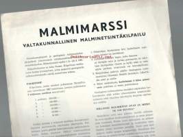 Malmimarssi- valtakunnallinen malmimarssi 1961