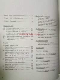 Mercedes-Benz Uudet kuorma-autotyypit 1980-81 huoltotöiden johdantovihko, katso kuvista tarkemmat tyypit ja mallitiedot