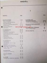 Renault Reparationshandbok Motorer (bensin) 4-cylindriga - gjutna, katso kuvista sisältö ja moottorityypit tarkemmin