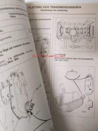 Renault Reparationshandbok Motorer (bensin) 4-cylindriga - gjutna, katso kuvista sisältö ja moottorityypit tarkemmin