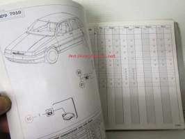 Fiat Marea Service time schedule and fault codes, Cars volume 2 - vikakoodit