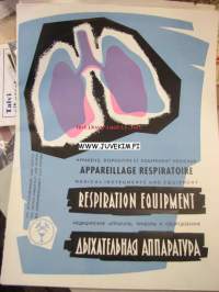 Dvihatelnaja apparatura -neuvostoliittolaisia hengitysapulaitteita, esite