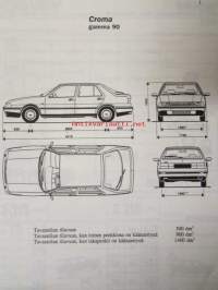 Fiat uusi Croma - koulutusmoniste 1992