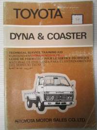 Toyota Dyna &amp; Coaster Technical Service Training AID- korjaamokirjasarjan osa