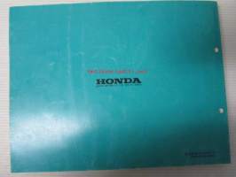 Honda CBR600Fv-w, CBR600F3v-w, CBR600SEw, Parts Catalogue 3 / Catalogue De Pieces / Teile-Katalog / Catalogo De Piezas -alkuperäinen varaosaluettelo