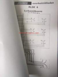 Strömberg Sähköliesien kytkentäkaavoja / Kopplingsscheman för elspisar
