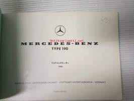 Mercedes-Benz typ 190 Catalog B