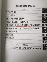 Toyota Hilux Repair Manual Chassis &amp; Body - Korjaamokäsikirja